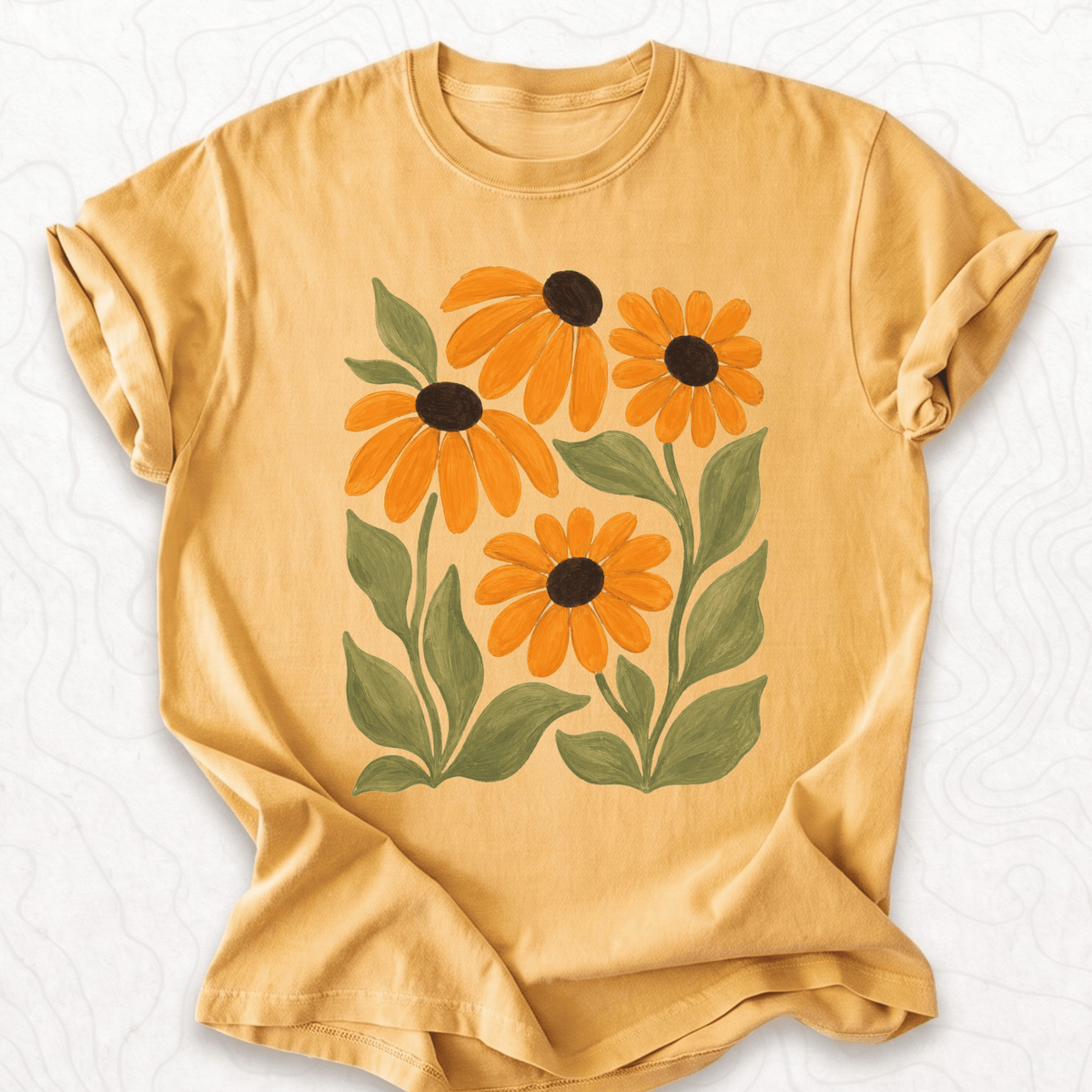Orange Daisies T-shirt