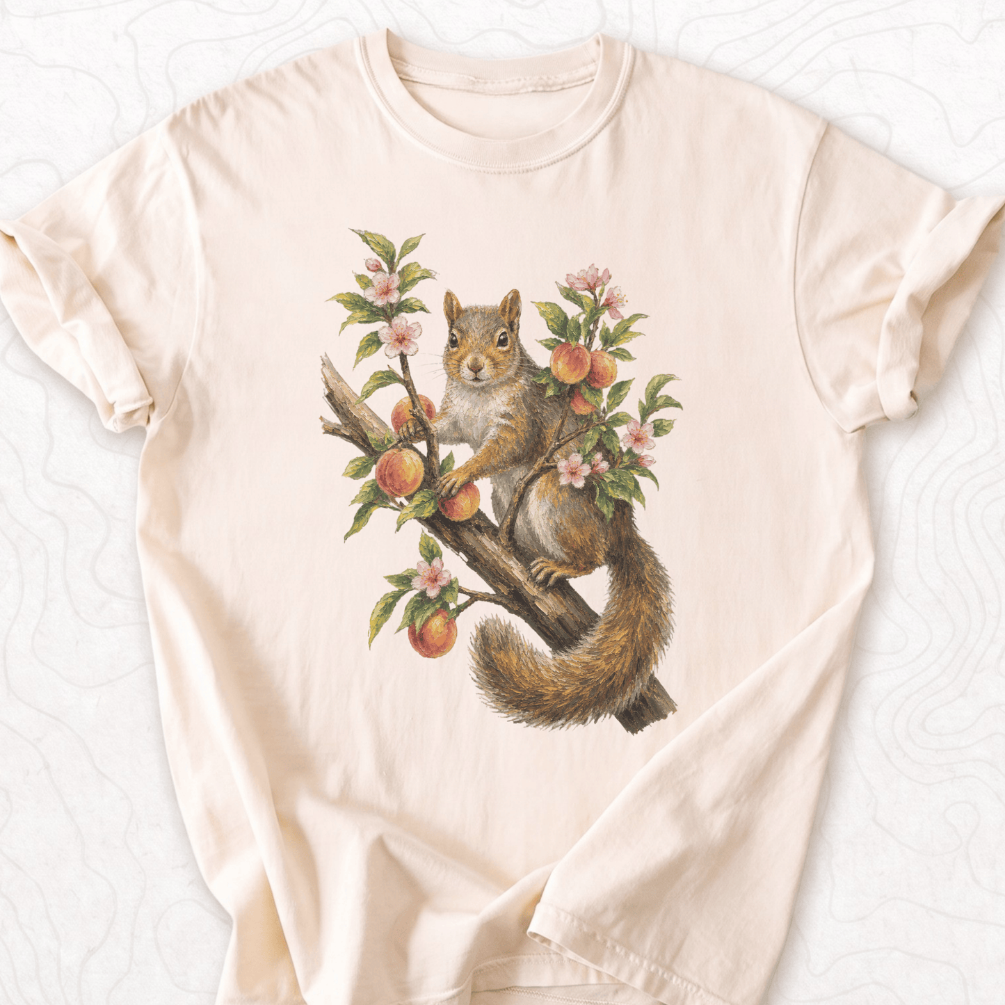 Peach Squirrel T-shirt