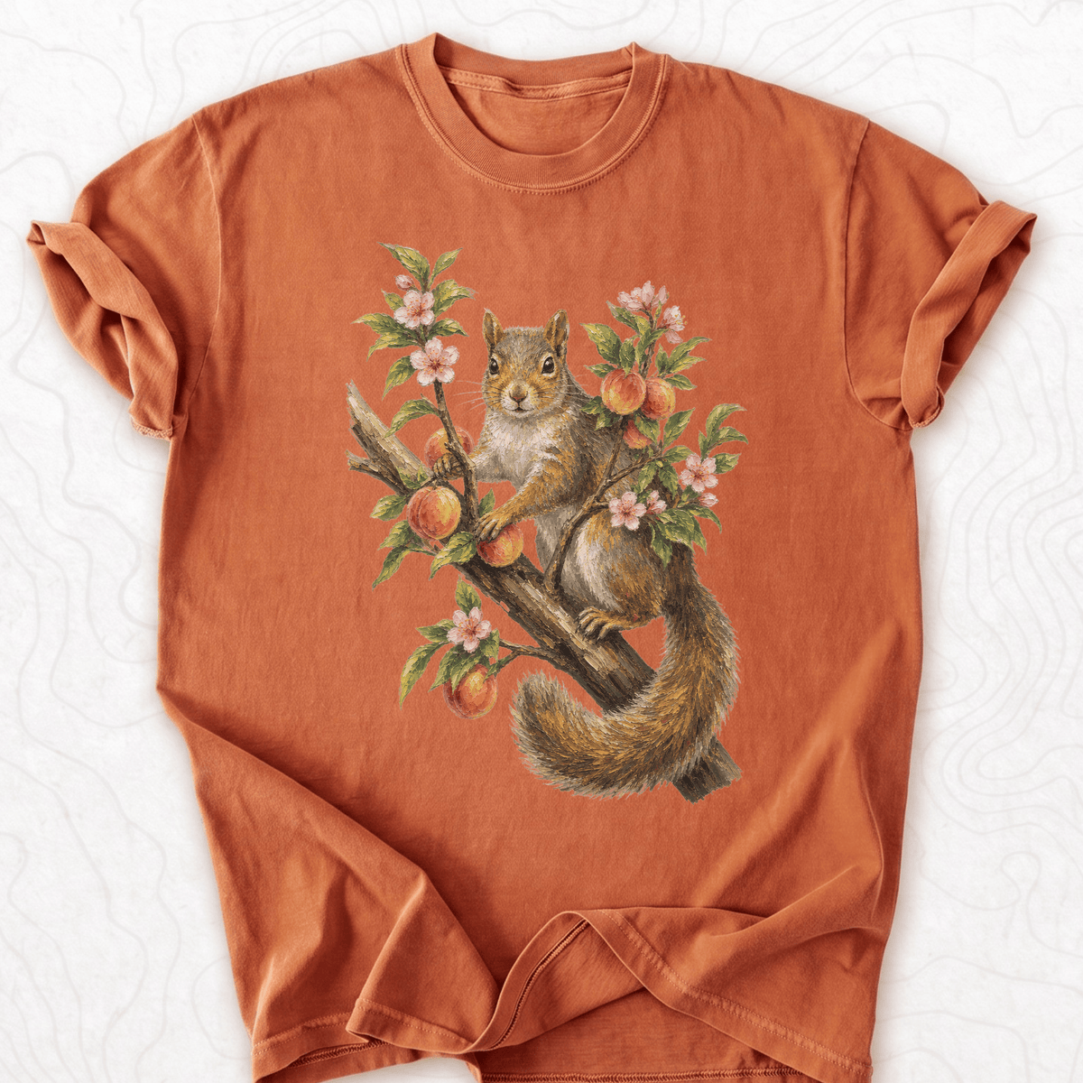 Peach Squirrel T-shirt