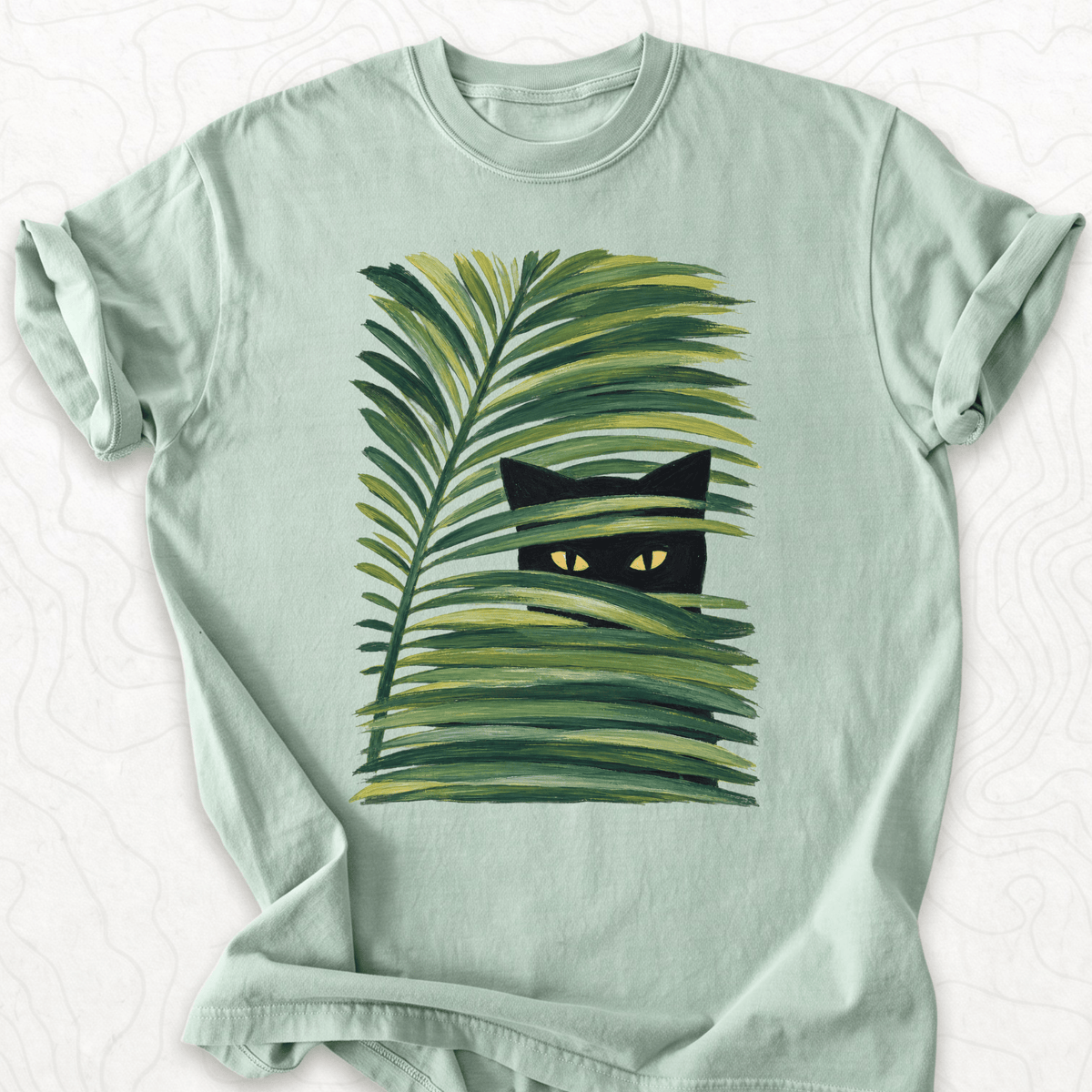 Peeking Cat T-shirt