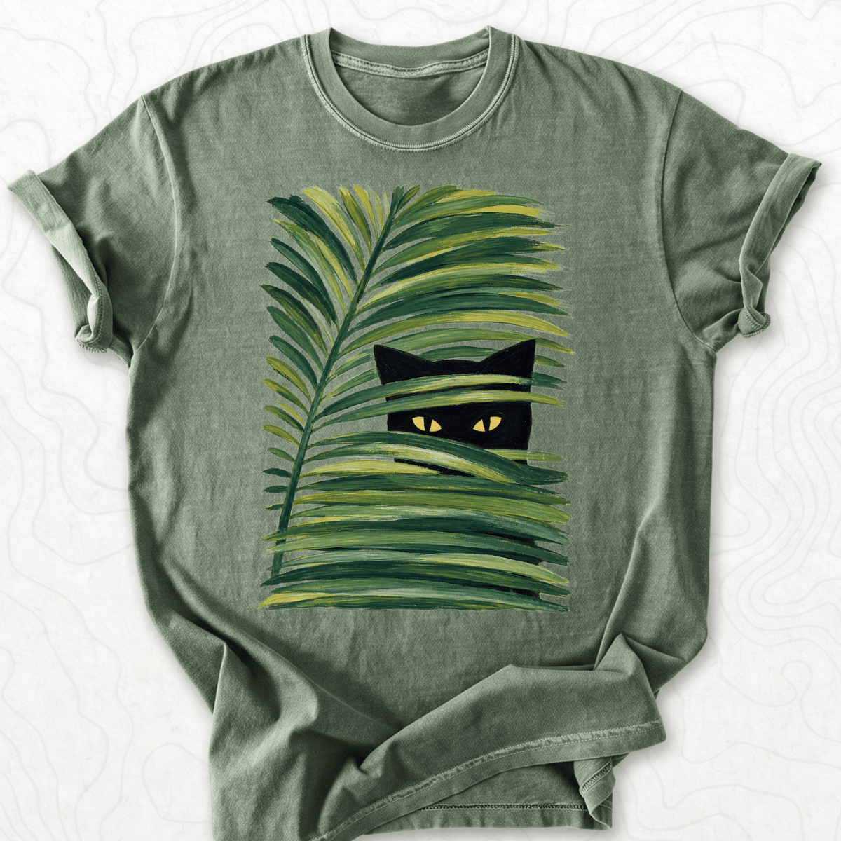 Peeking Cat T-shirt