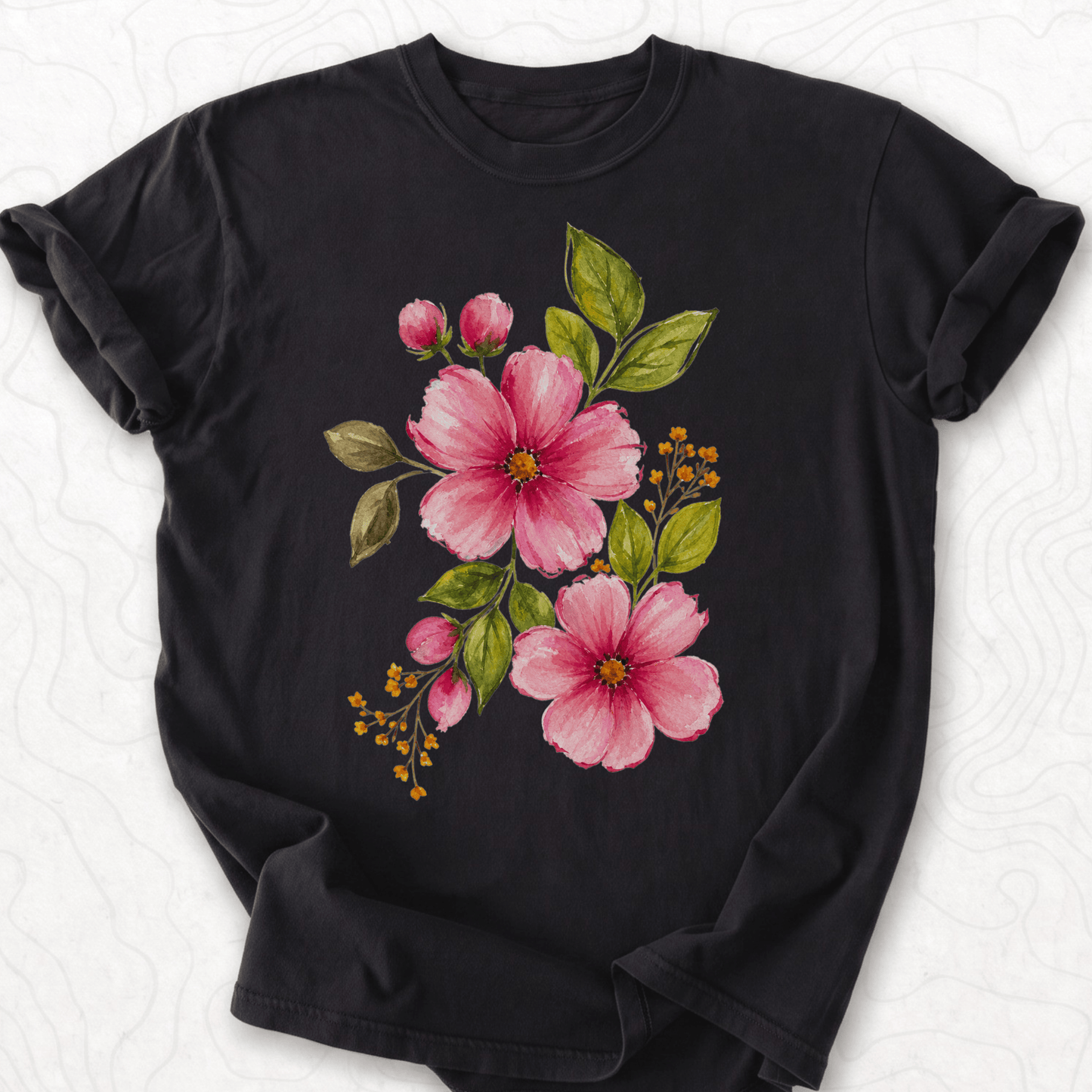 Pink Floral T-shirt