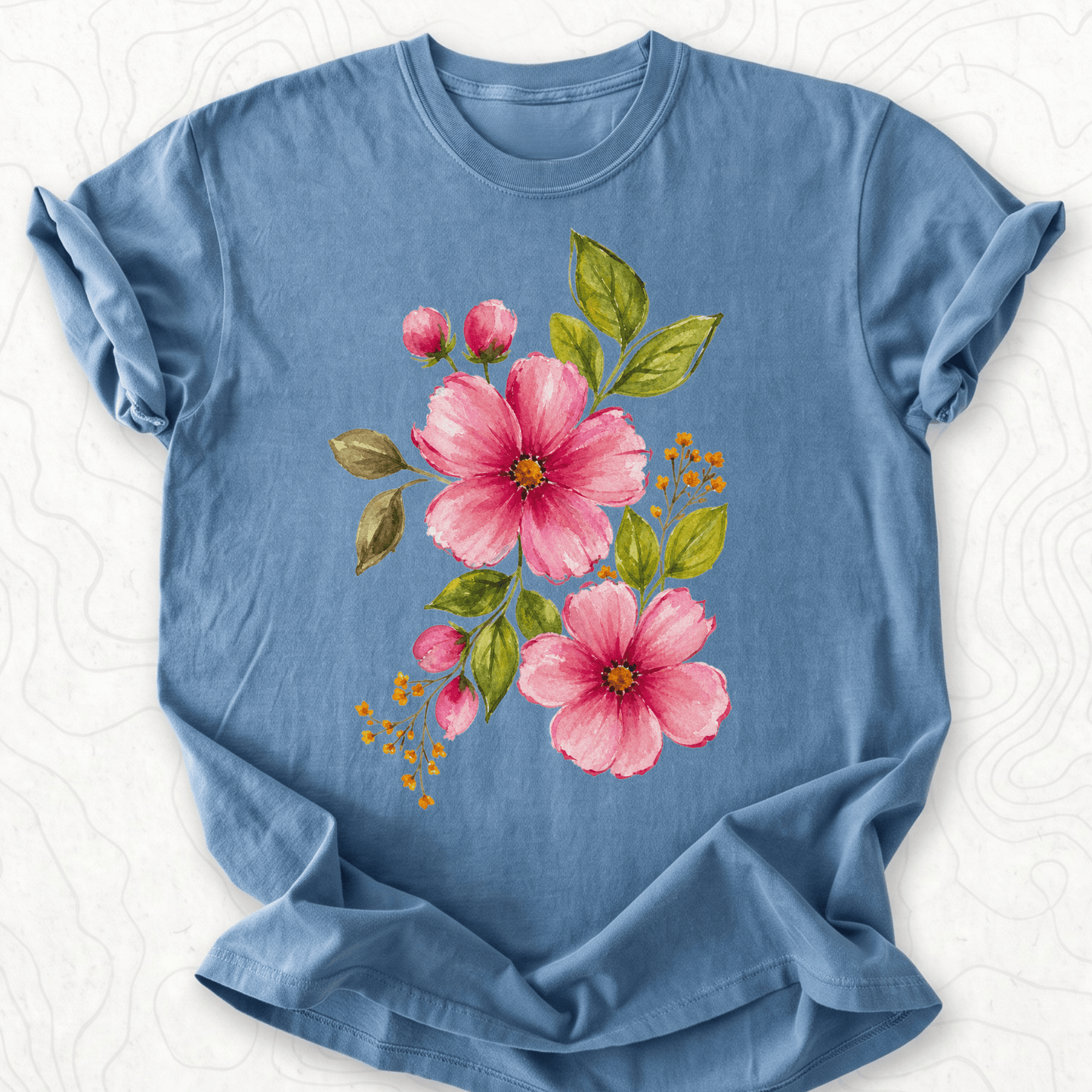 Pink Floral T-shirt