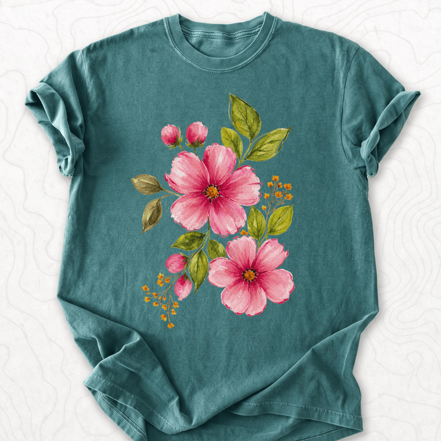 Pink Floral T-shirt
