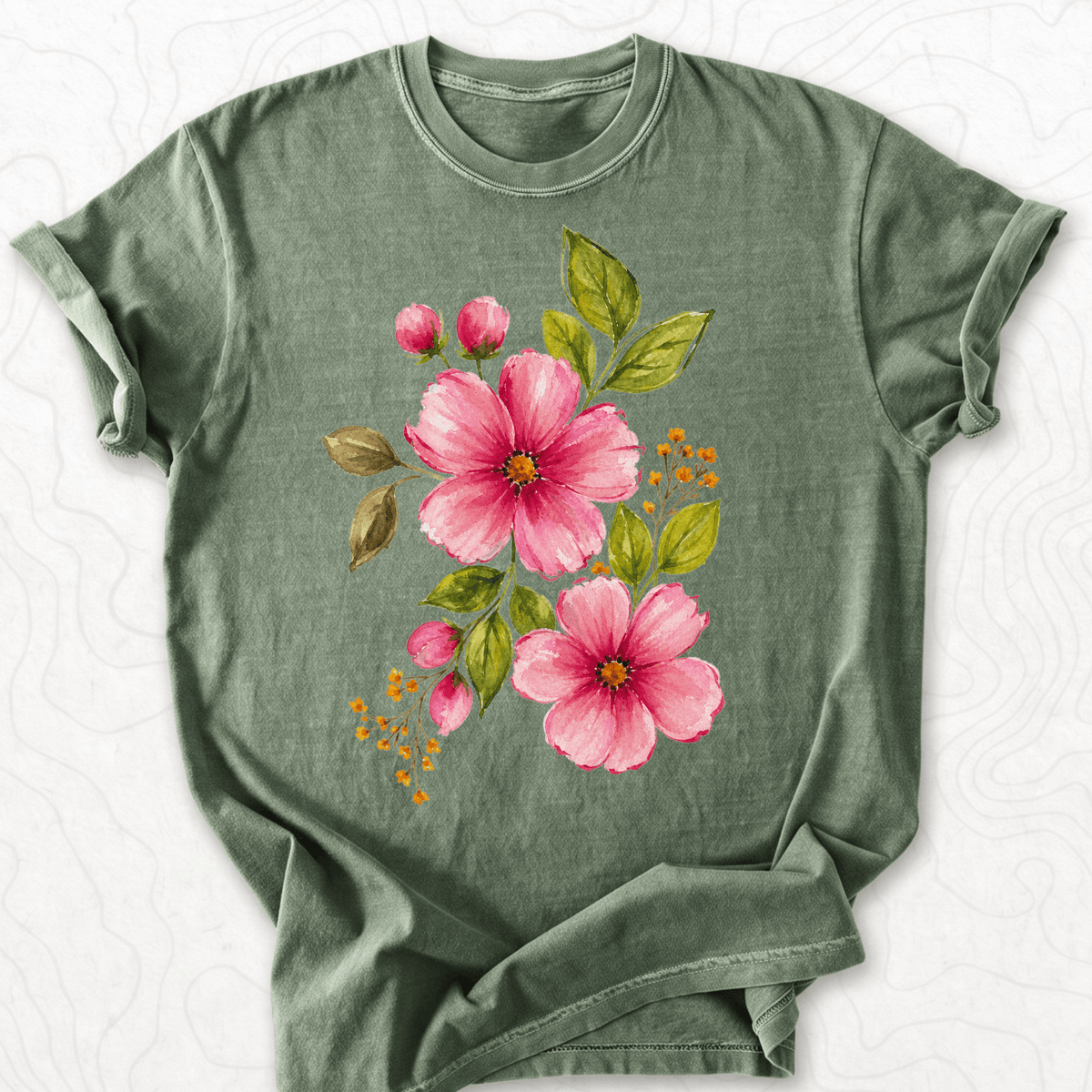 Pink Floral T-shirt