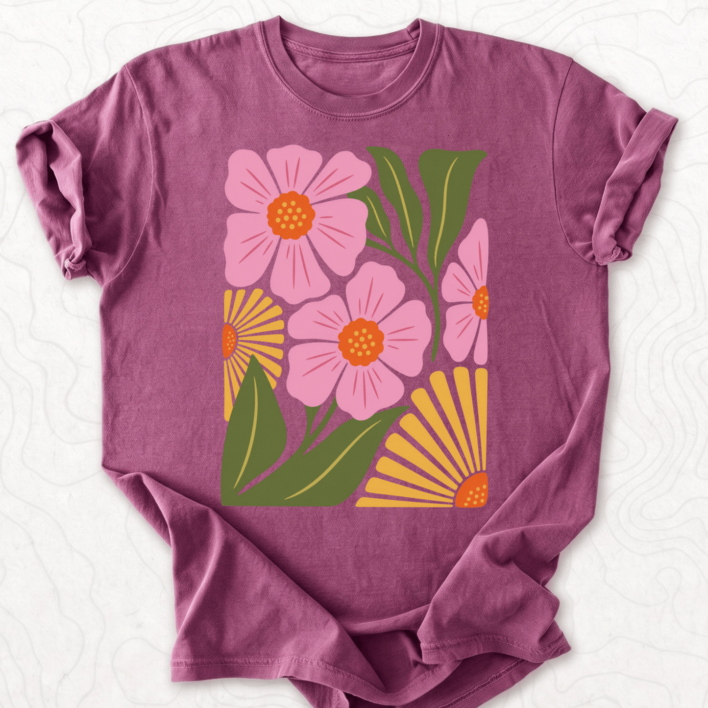 Pink Floral T-shirt