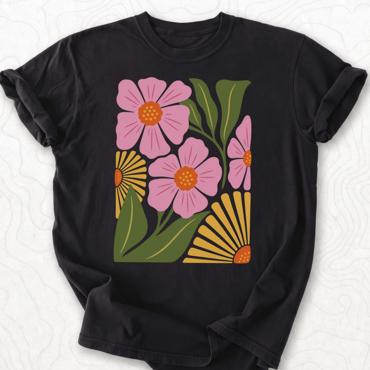Pink Floral T-shirt