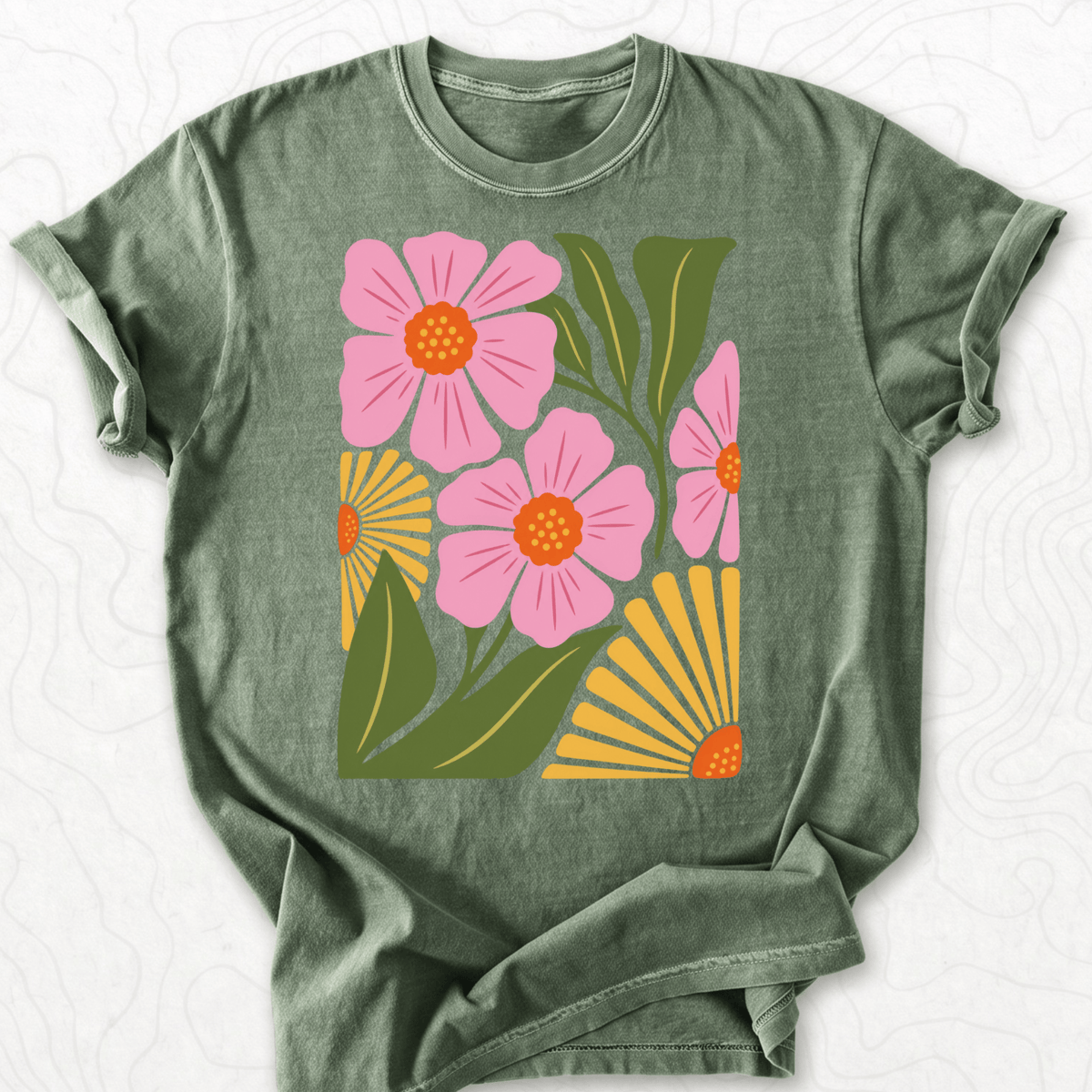 Pink Floral T-shirt