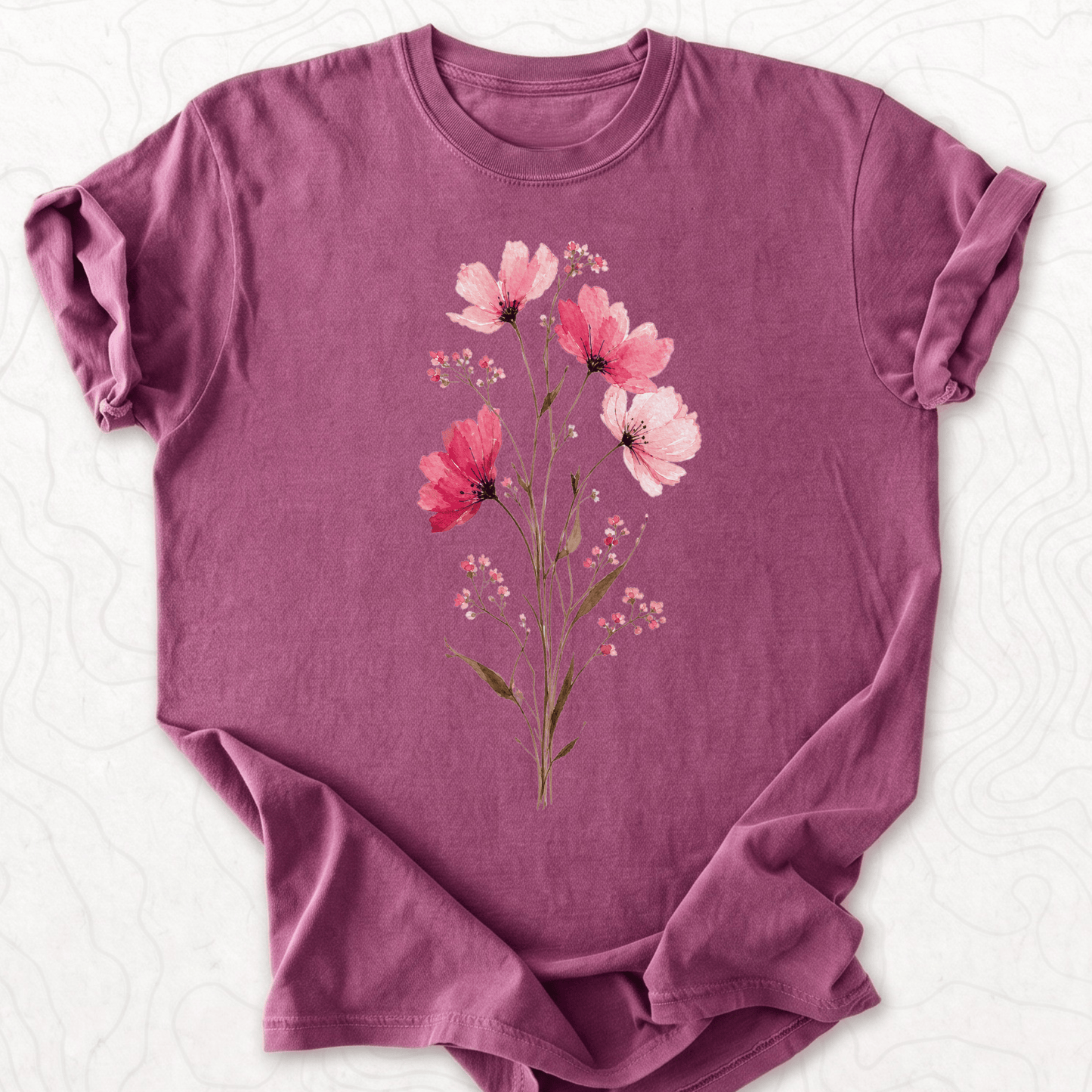 Pink Wildflowers T-shirt