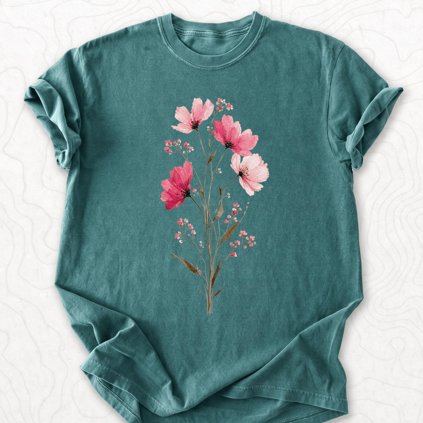 Pink Wildflowers T-shirt