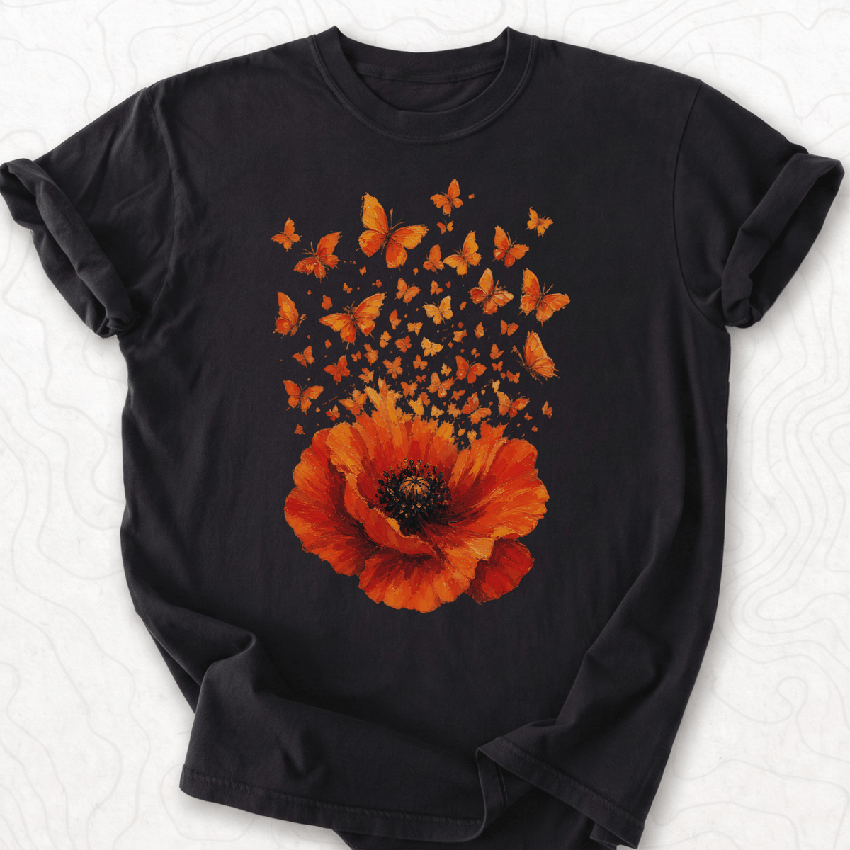 Poppy Butterflies T-shirt