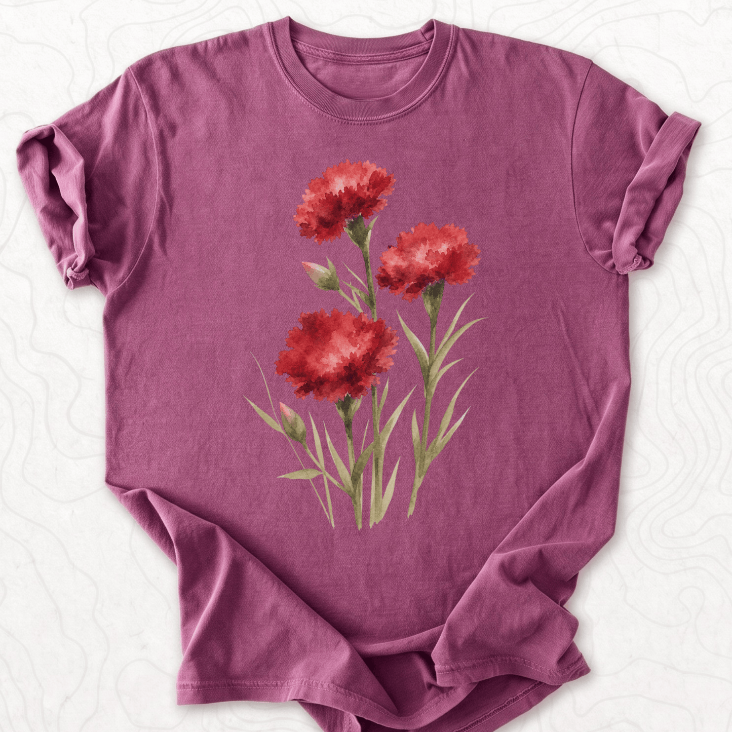 Red Carnations T-shirt