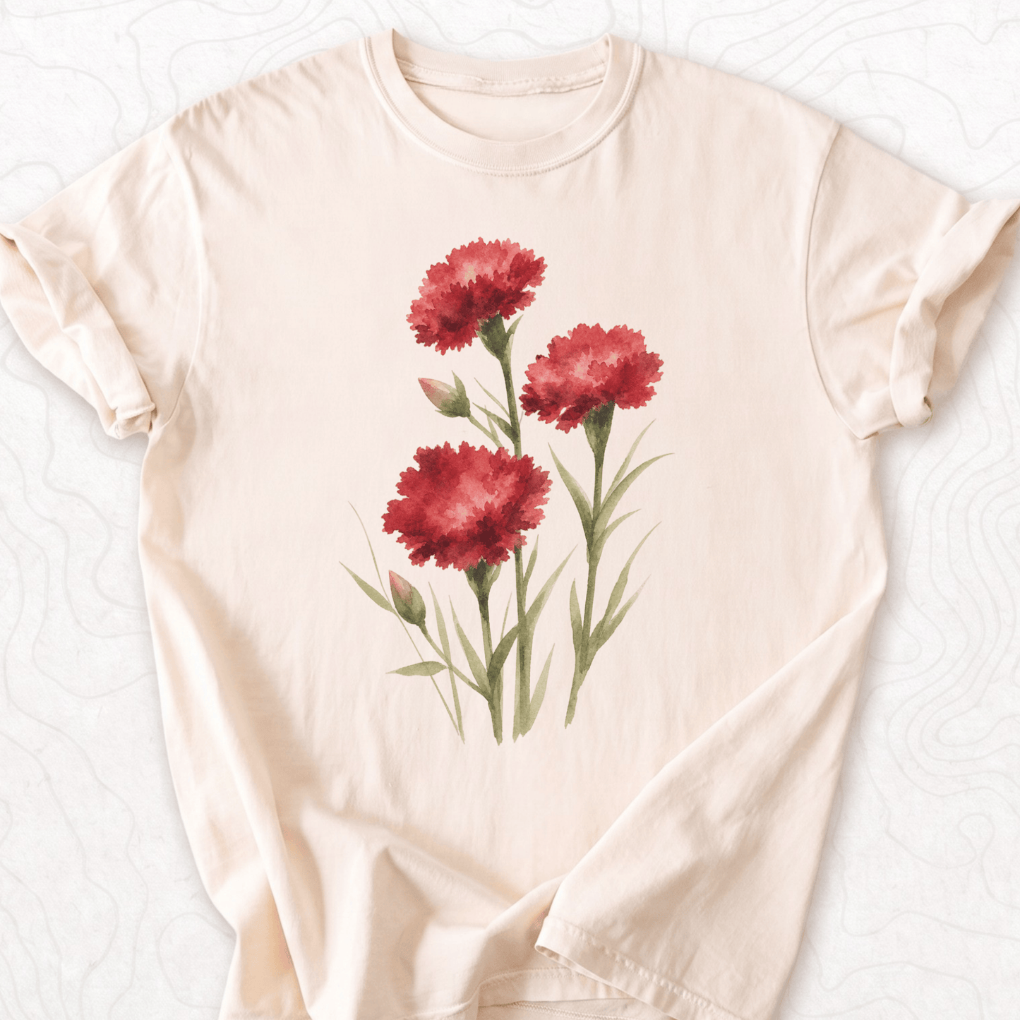 Red Carnations T-shirt