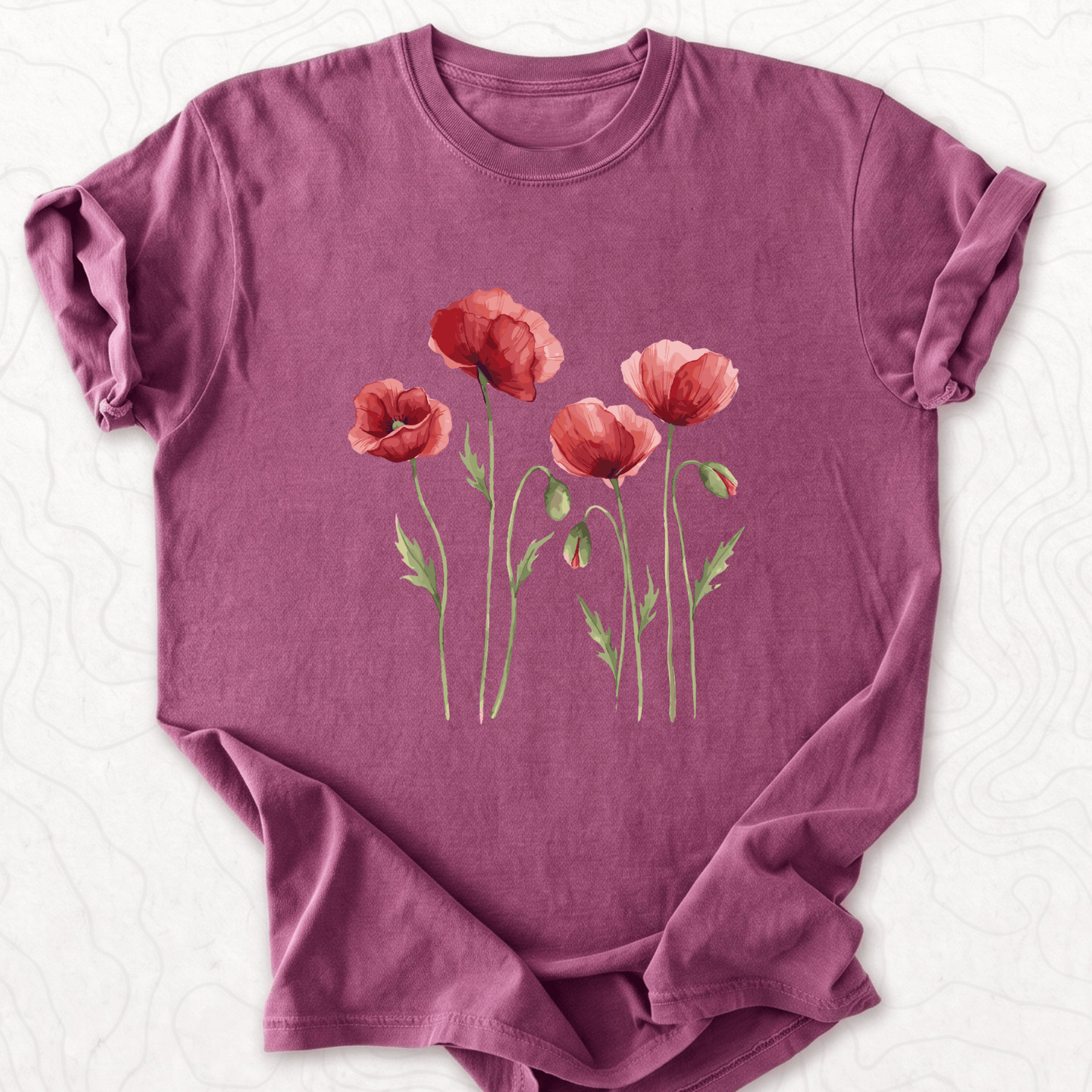 Red Poppies T-shirt