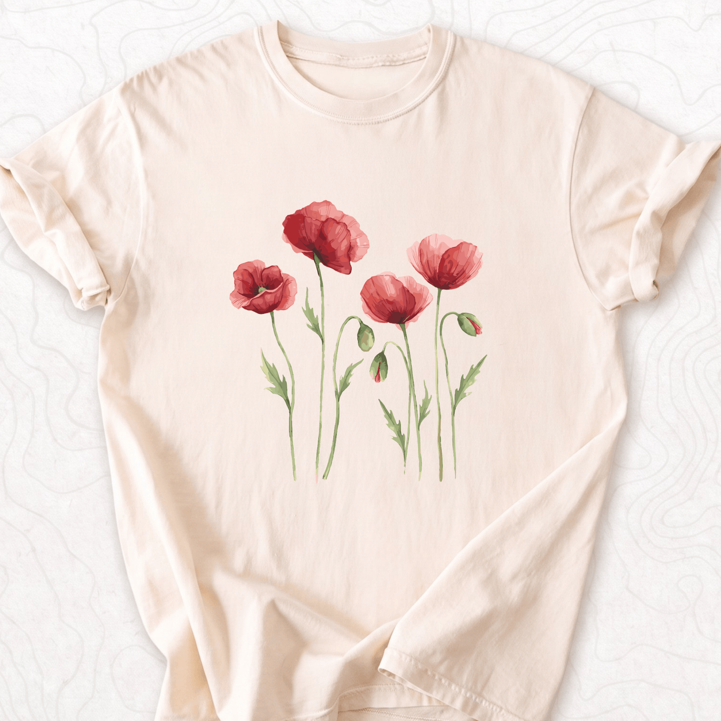 Red Poppies T-shirt