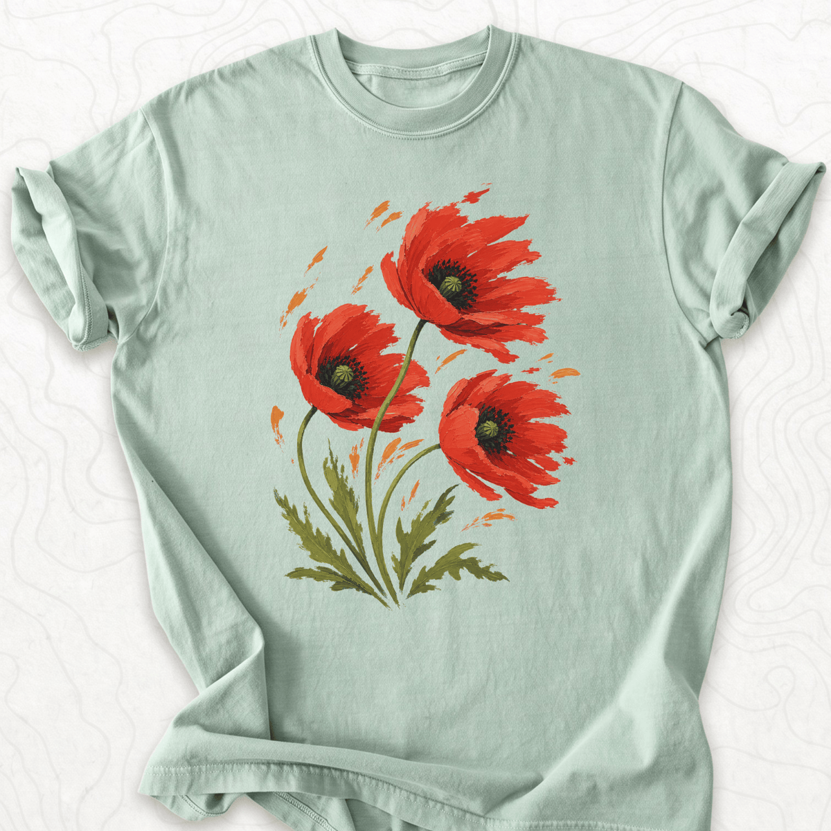 Red Poppies T-shirt