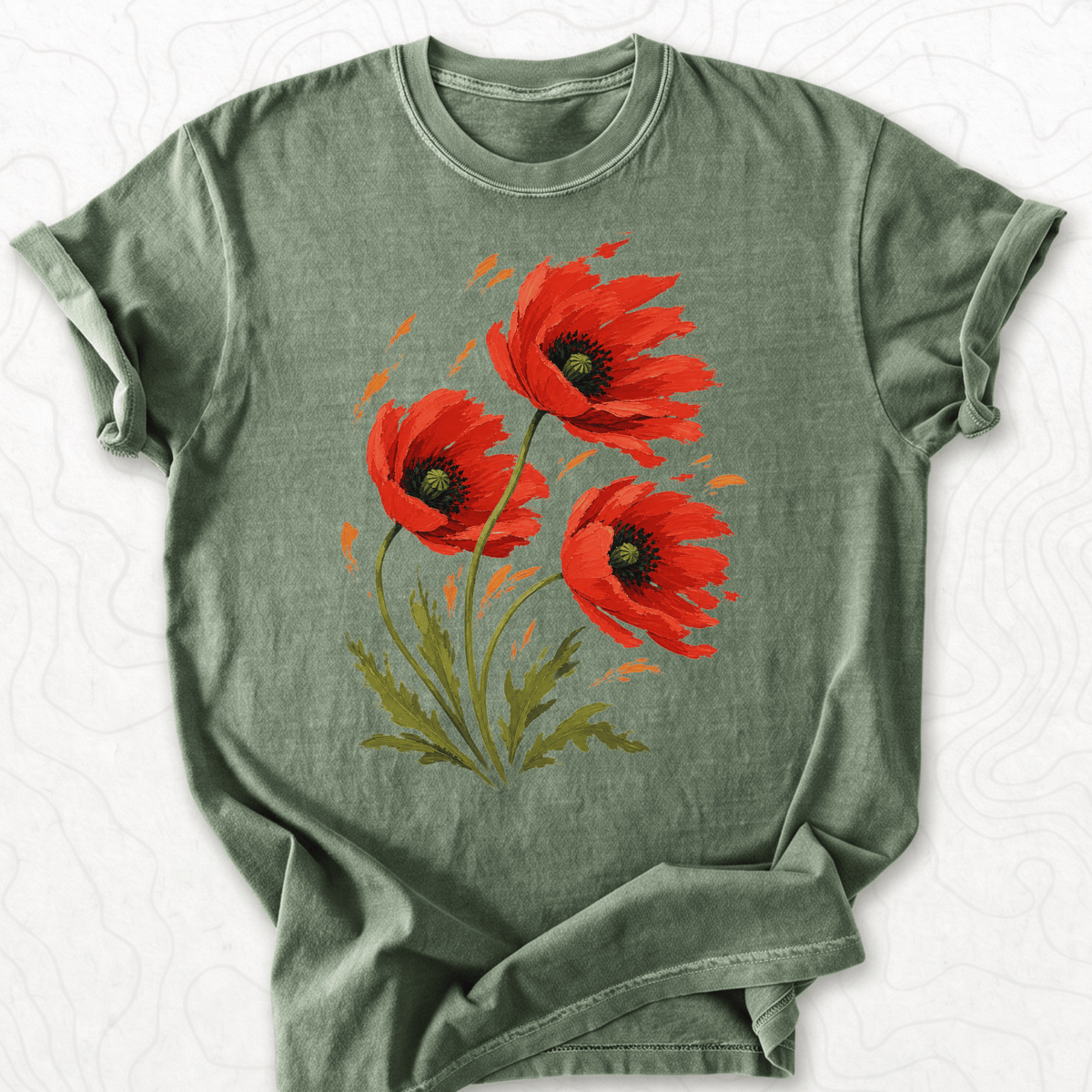 Red Poppies T-shirt