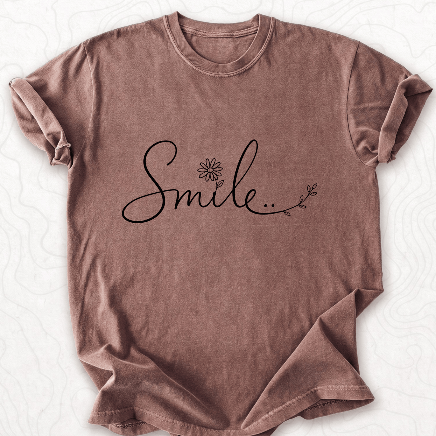 Smile Floral T-shirt