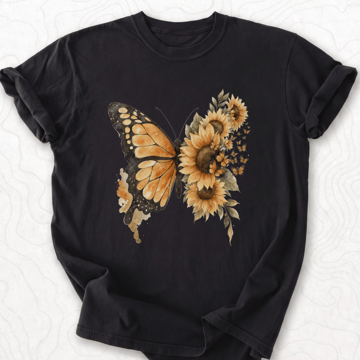 Sunflower Butterfly T-shirt