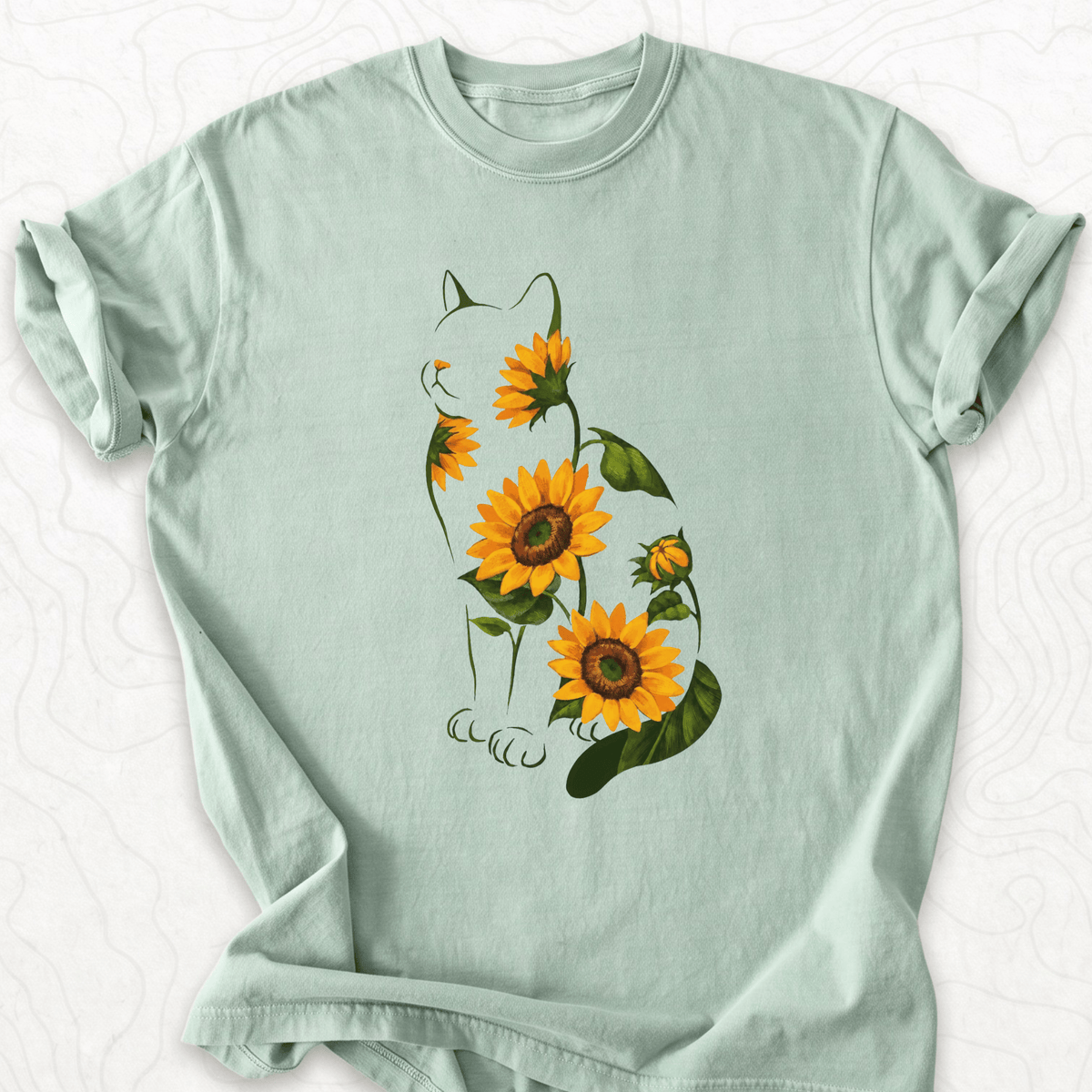 Sunflower Cat T-shirt