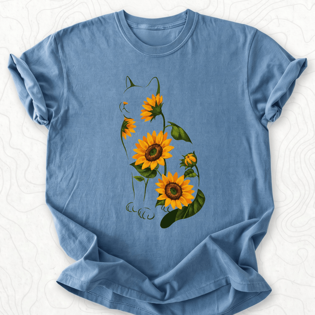 Sunflower Cat T-shirt