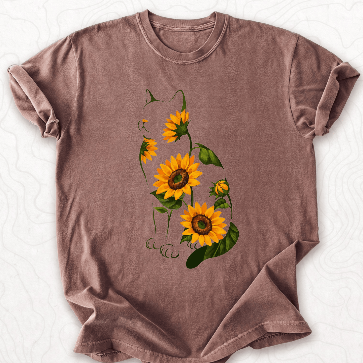 Sunflower Cat T-shirt