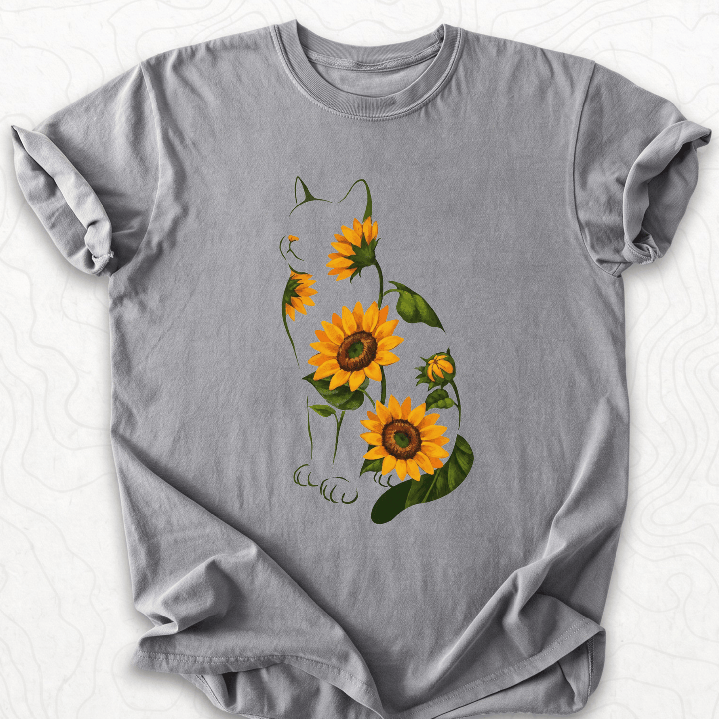 Sunflower Cat T-shirt
