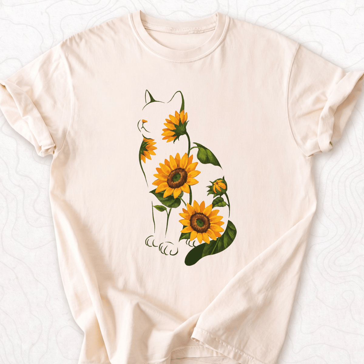 Sunflower Cat T-shirt