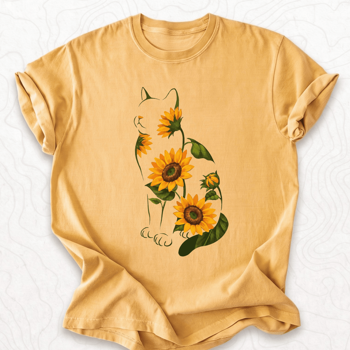Sunflower Cat T-shirt