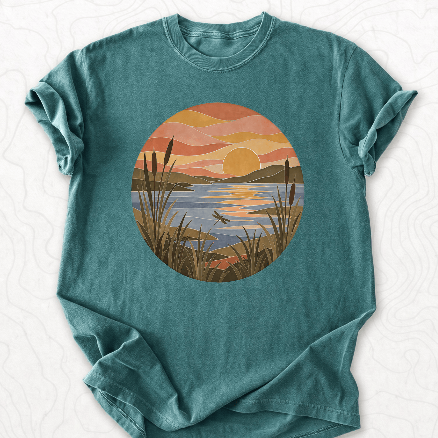 Sunset Lake T-shirt