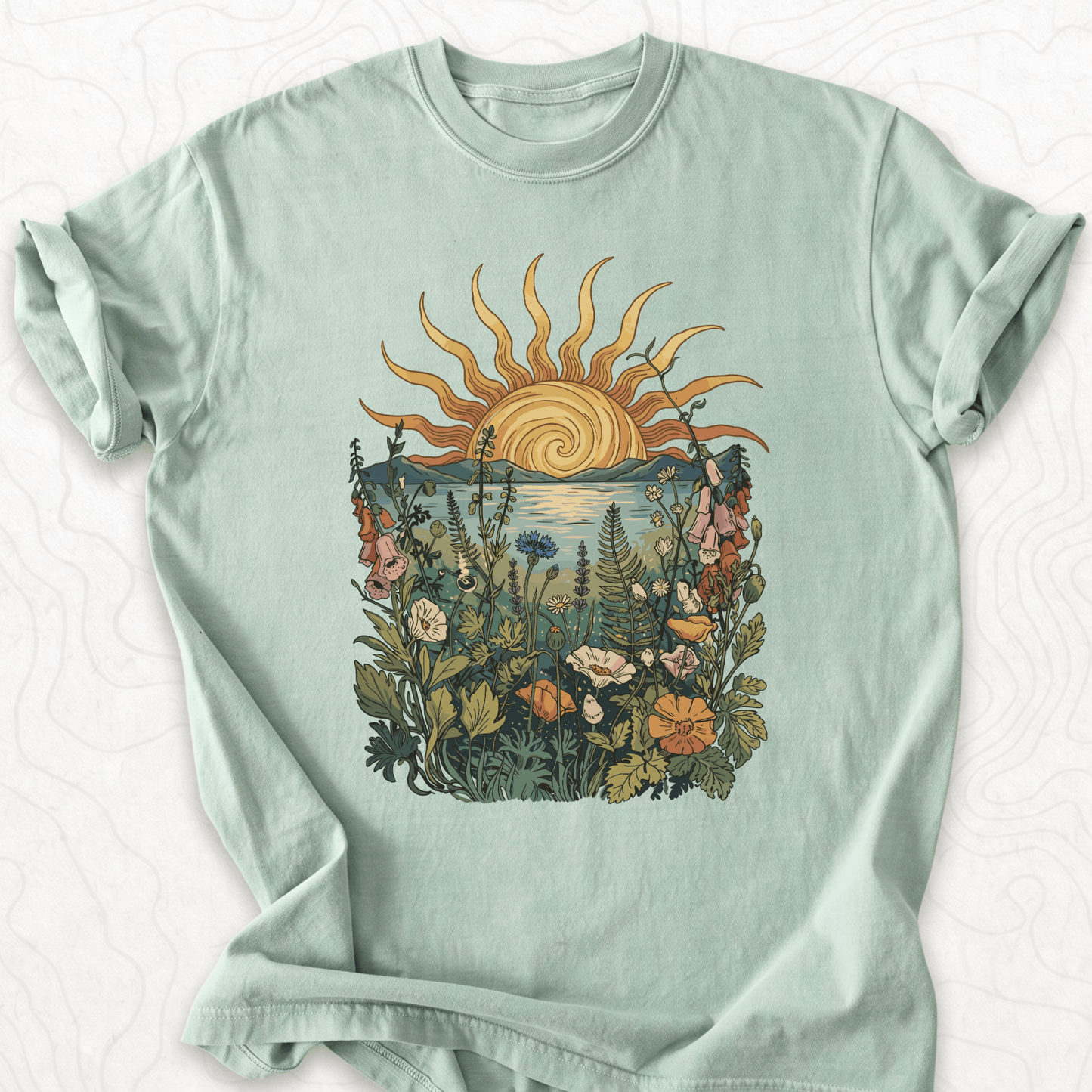 Sunset Wildflowers T-shirt
