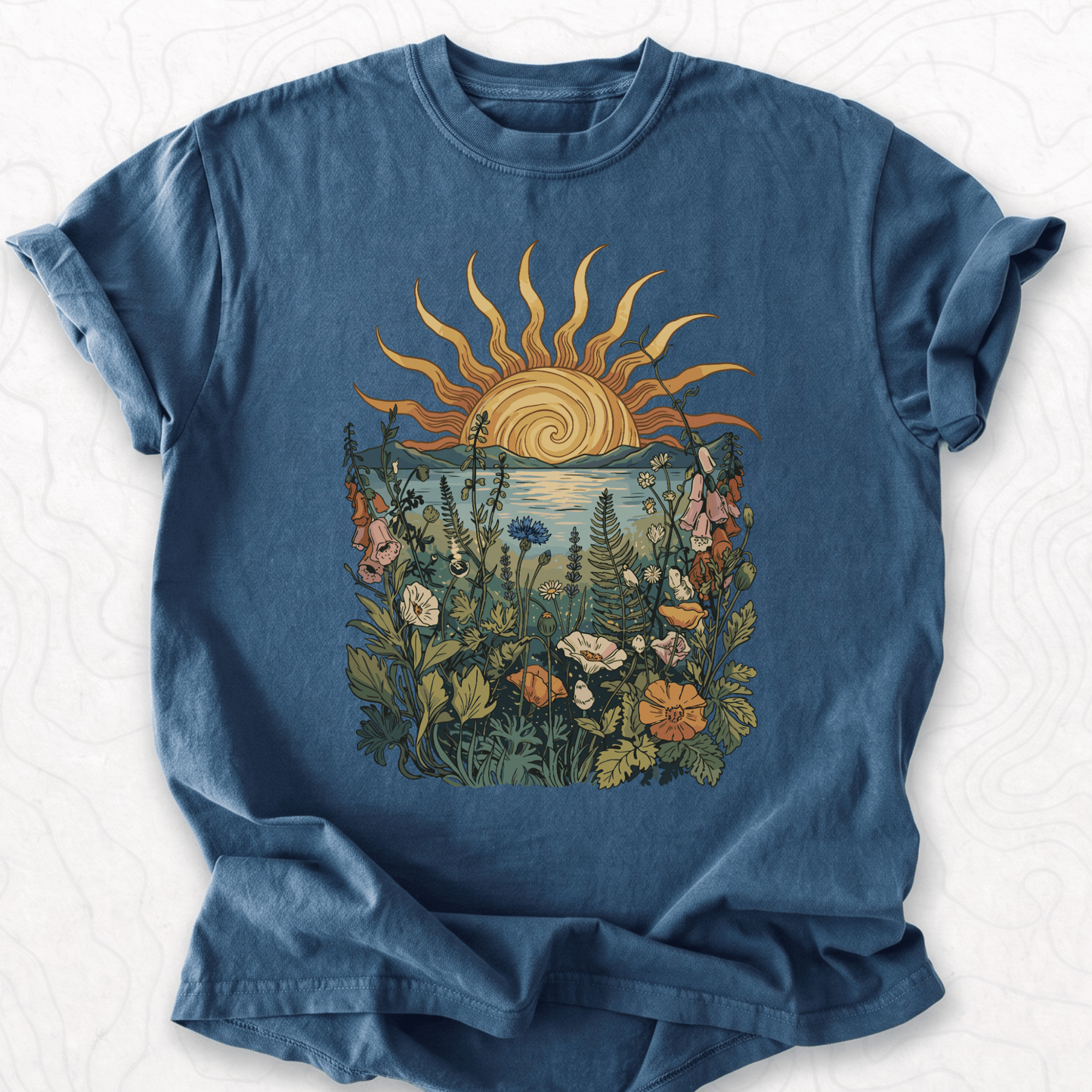 Sunset Wildflowers T-shirt