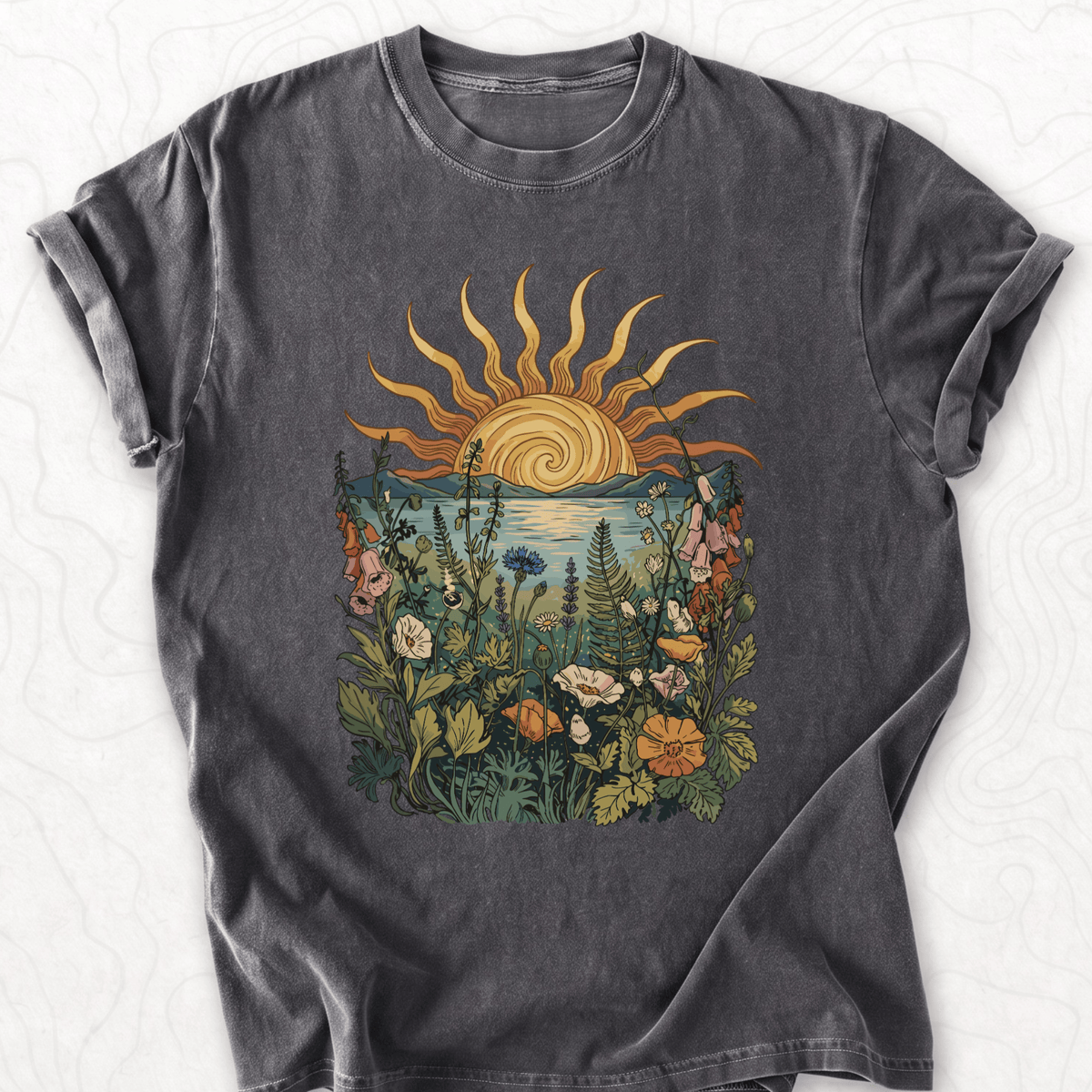 Sunset Wildflowers T-shirt