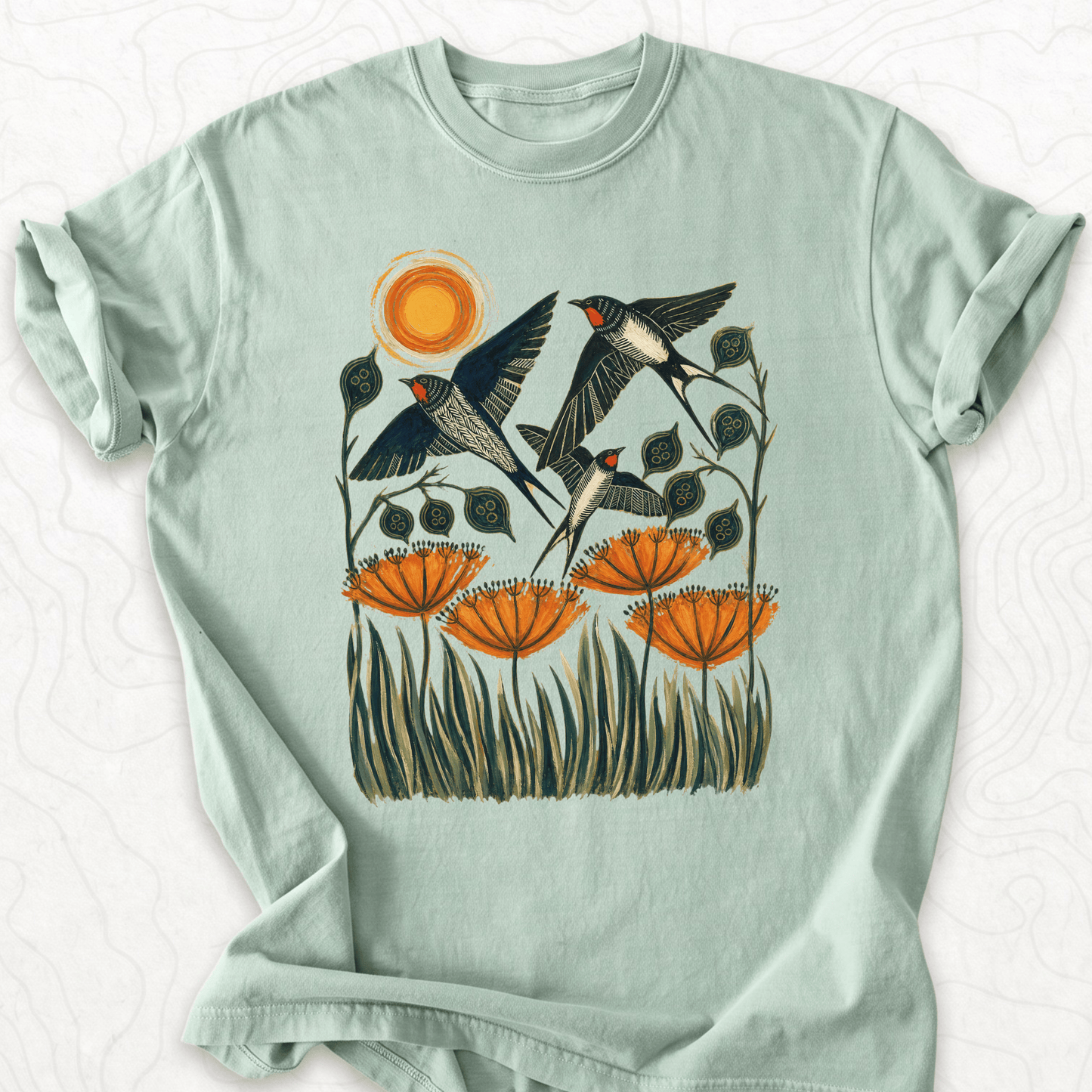 Swallow Birds T-shirt