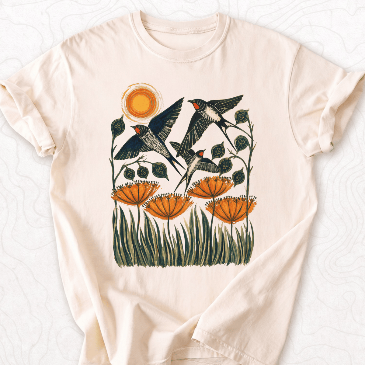 Swallow Birds T-shirt