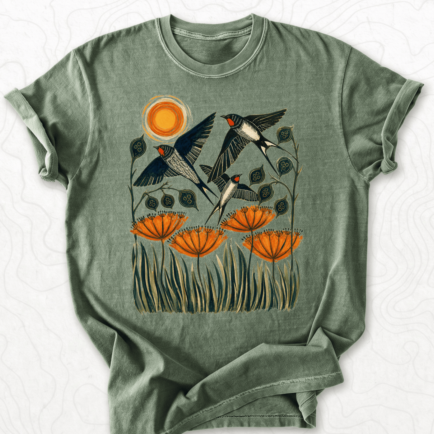 Swallow Birds T-shirt