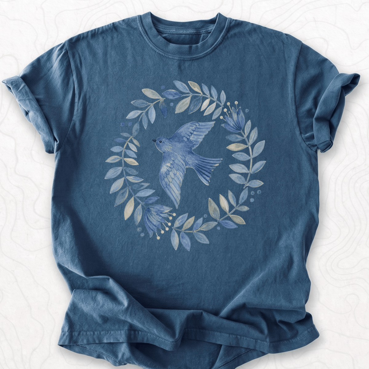Bluebird Wreath T-shirt