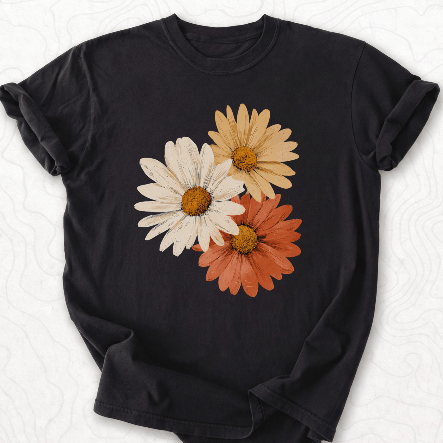Vintage Daisy Trio T-shirt