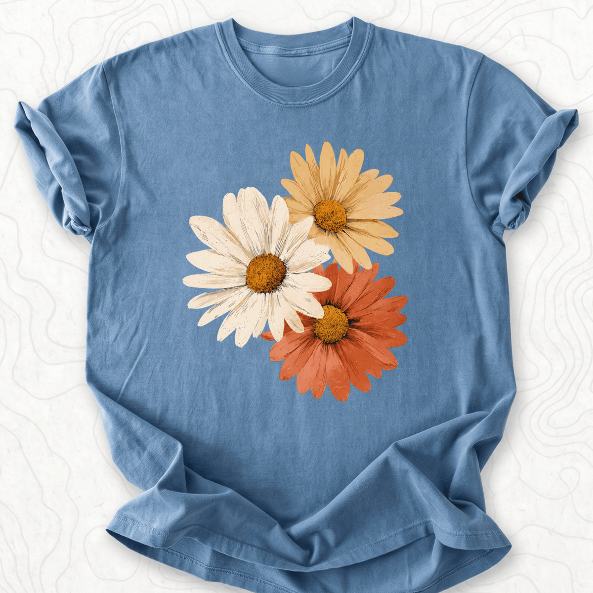 Vintage Daisy Trio T-shirt