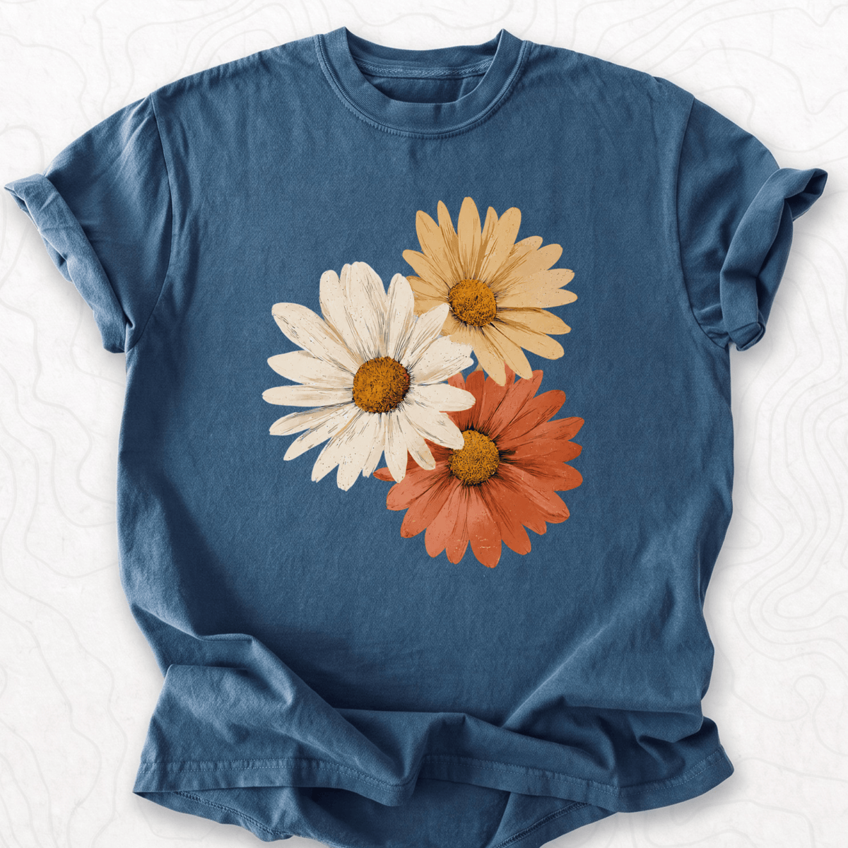 Vintage Daisy Trio T-shirt