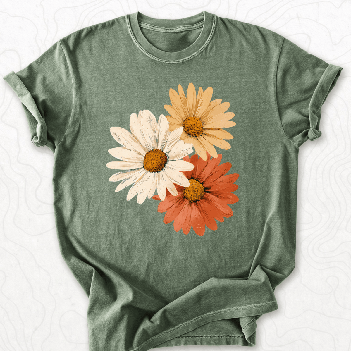 Vintage Daisy Trio T-shirt