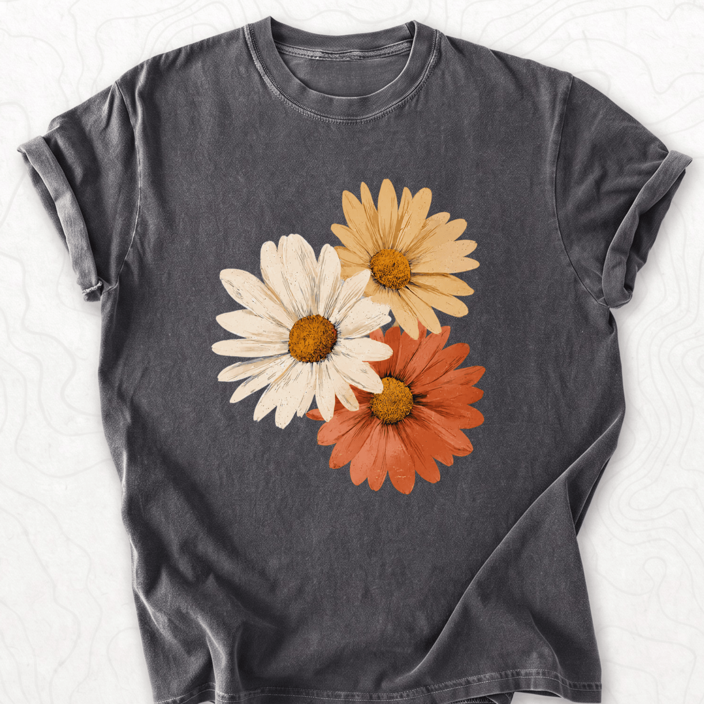 Vintage Daisy Trio T-shirt