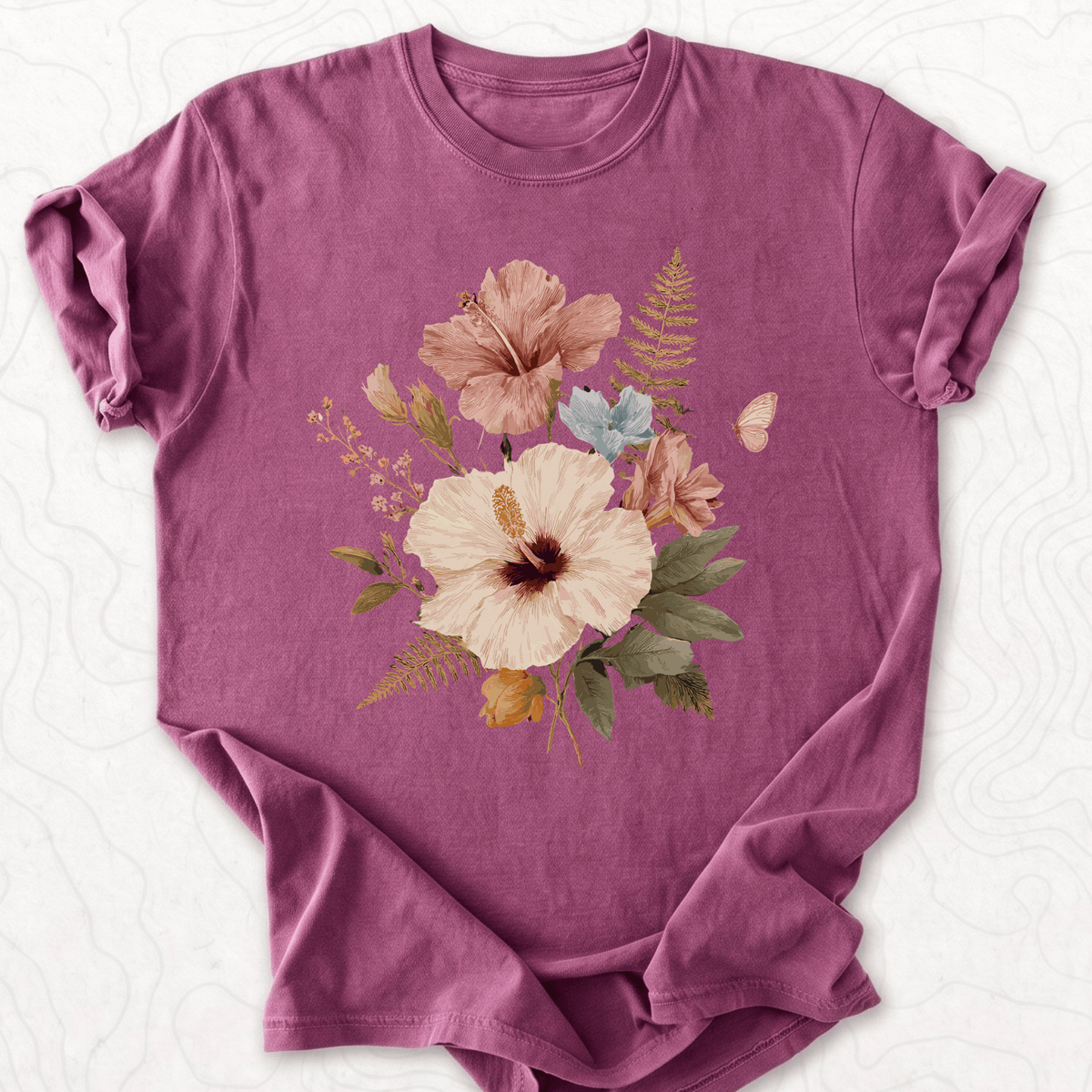 Vintage Floral Bouquet T-shirt