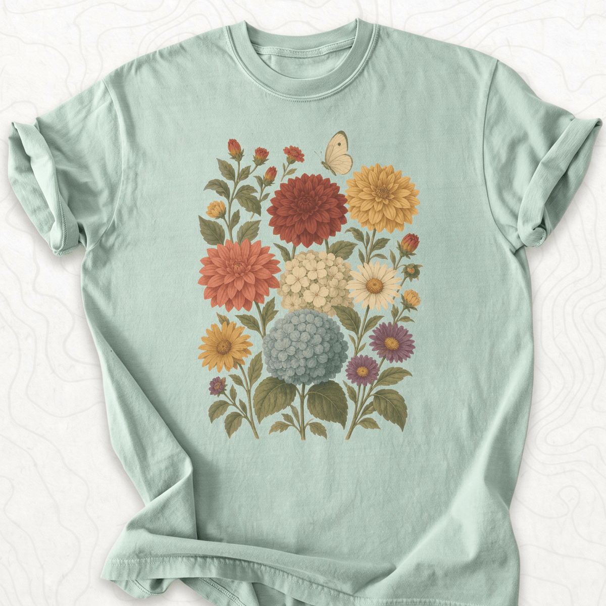 Vintage Floral Bouquet T-shirt