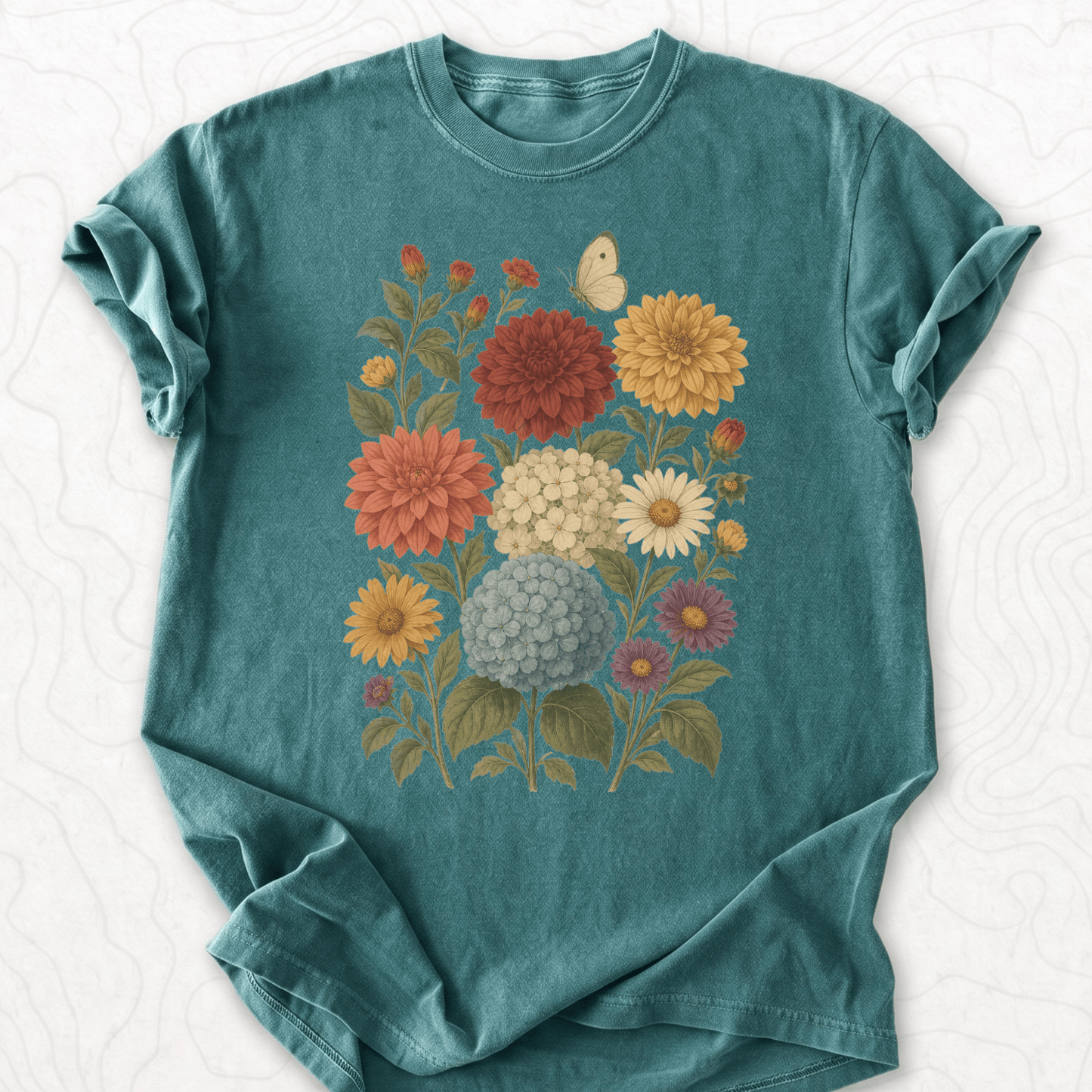 Vintage Floral Bouquet T-shirt