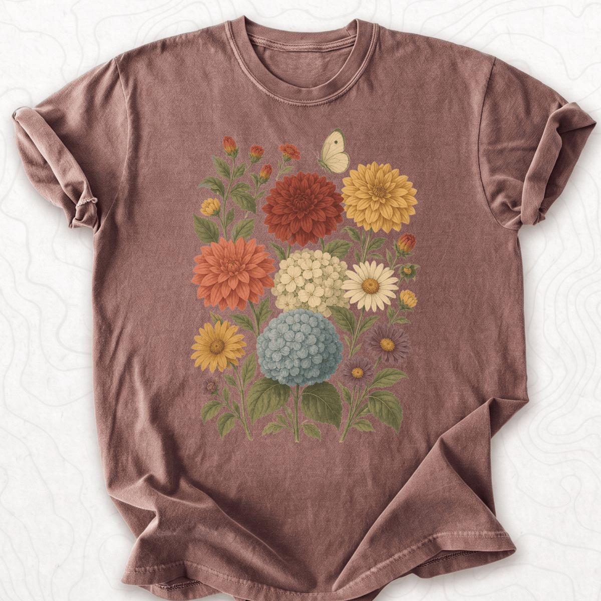 Vintage Floral Bouquet T-shirt
