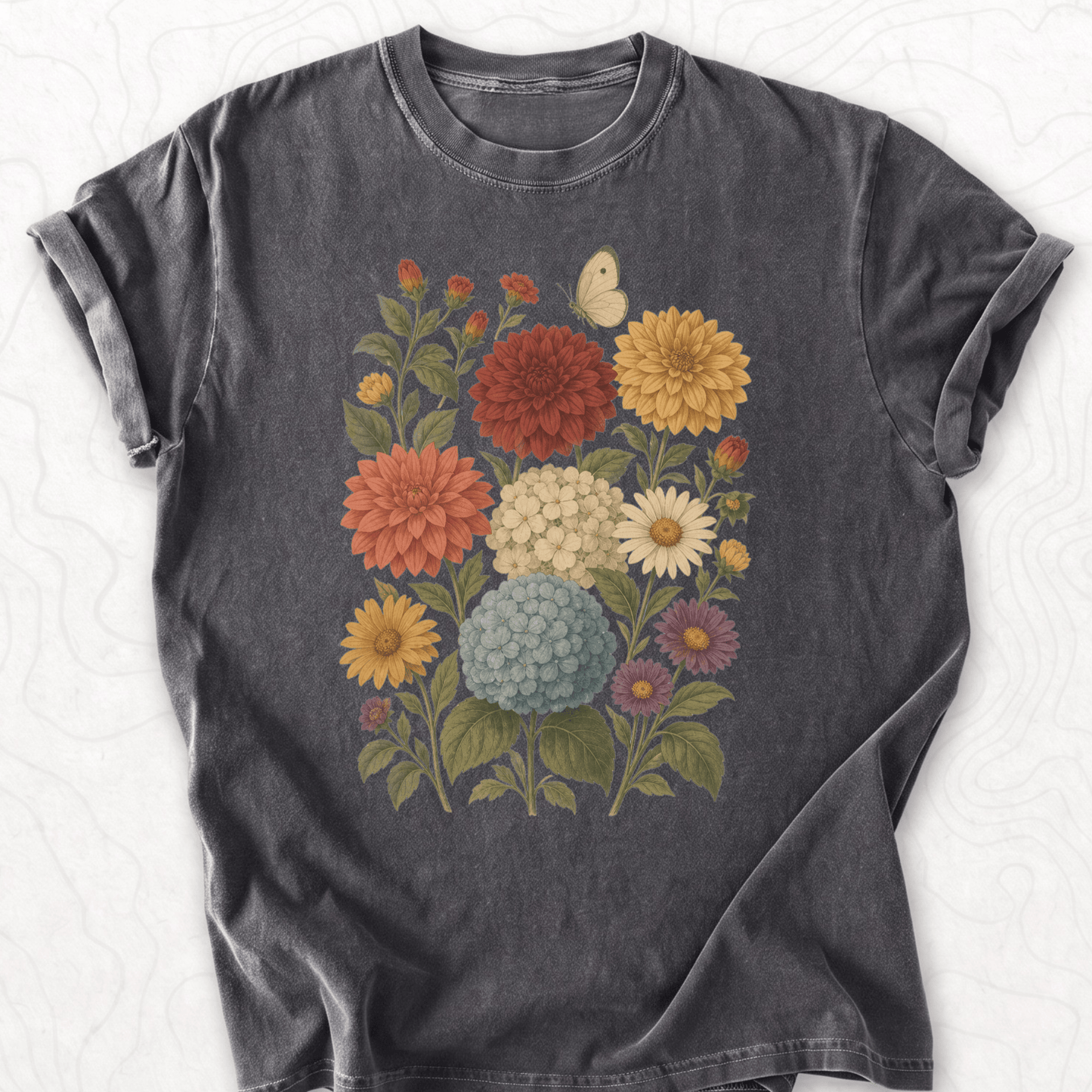 Vintage Floral Bouquet T-shirt