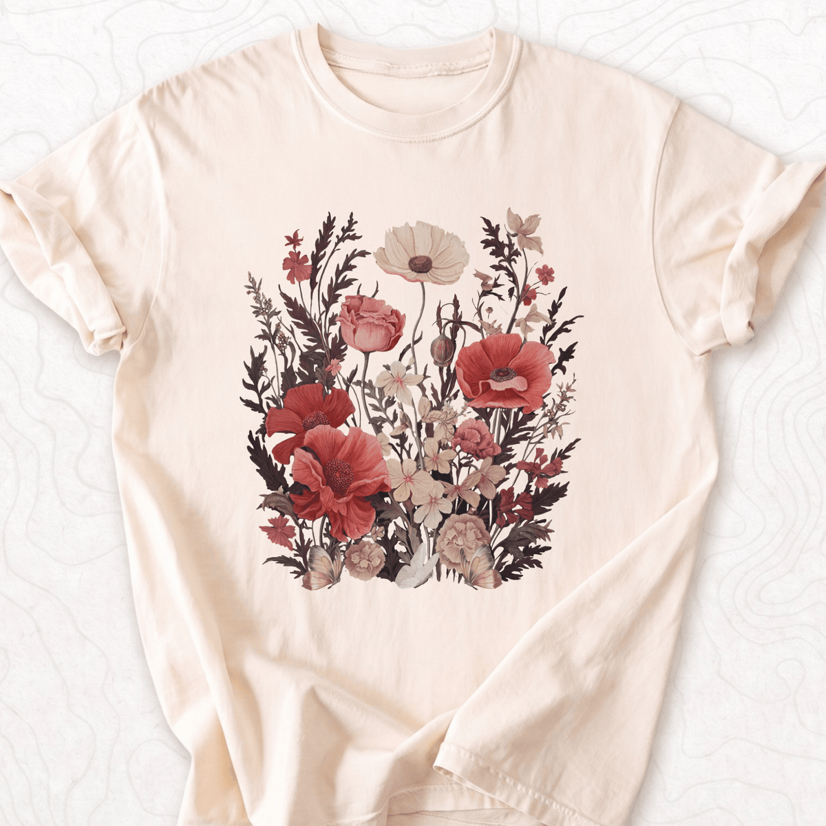 Vintage Wildflowers T-shirt