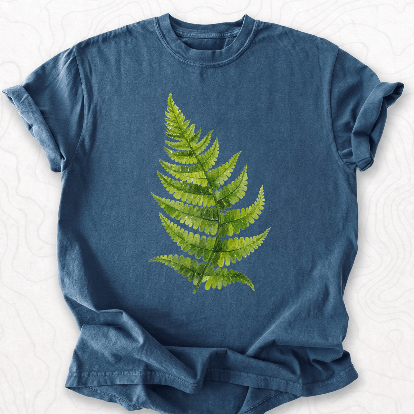Watercolor Fern Leaf T-shirt