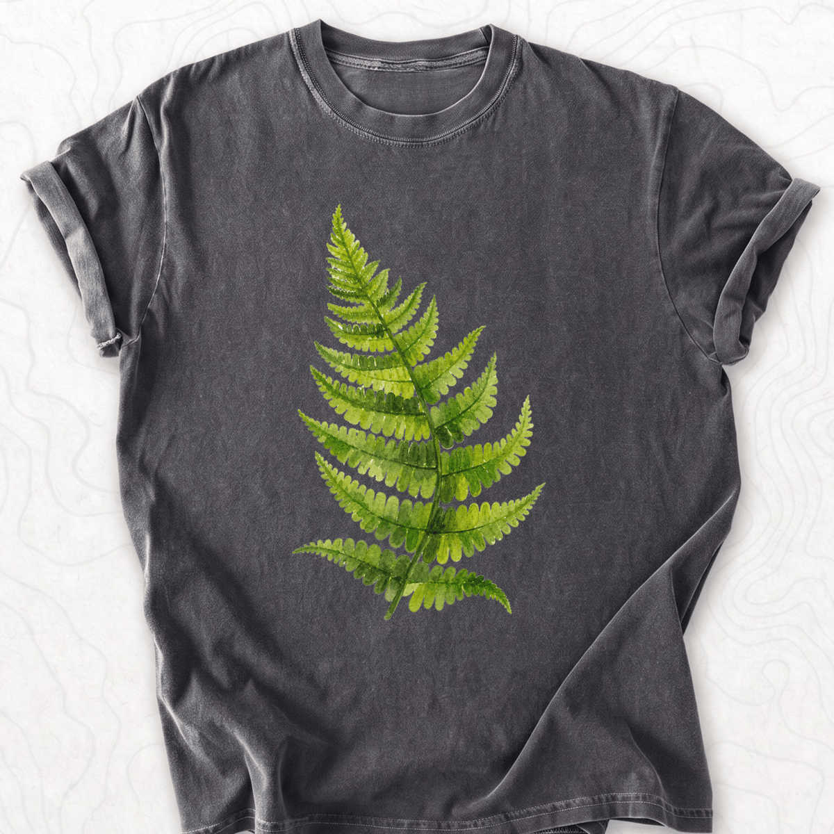 Watercolor Fern Leaf T-shirt
